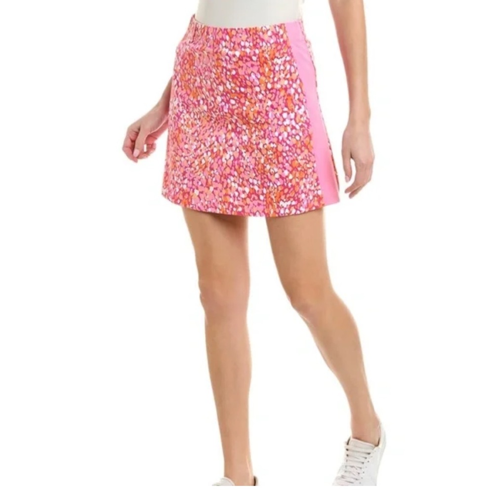 J McLaughlin pink and orange golf shirt